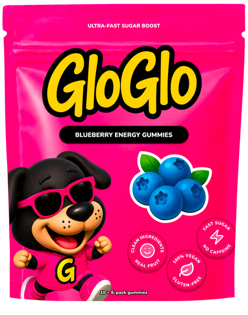 GloGlo blueberry energy gummies