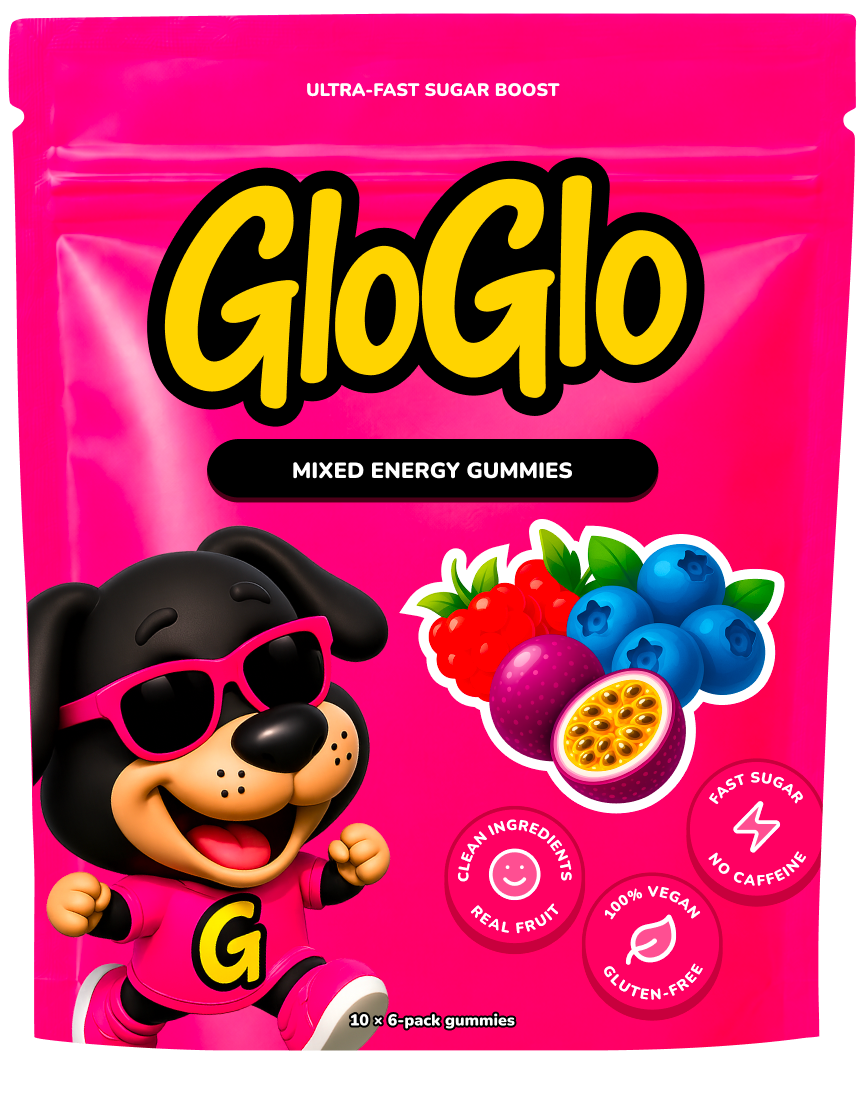 GloGlo mixed energy gummies